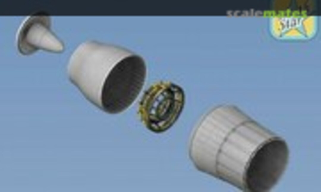 1:72 Su-27 Flanker Exhaust nozzles: Zvezda kit (North Star NS72160) NS72160