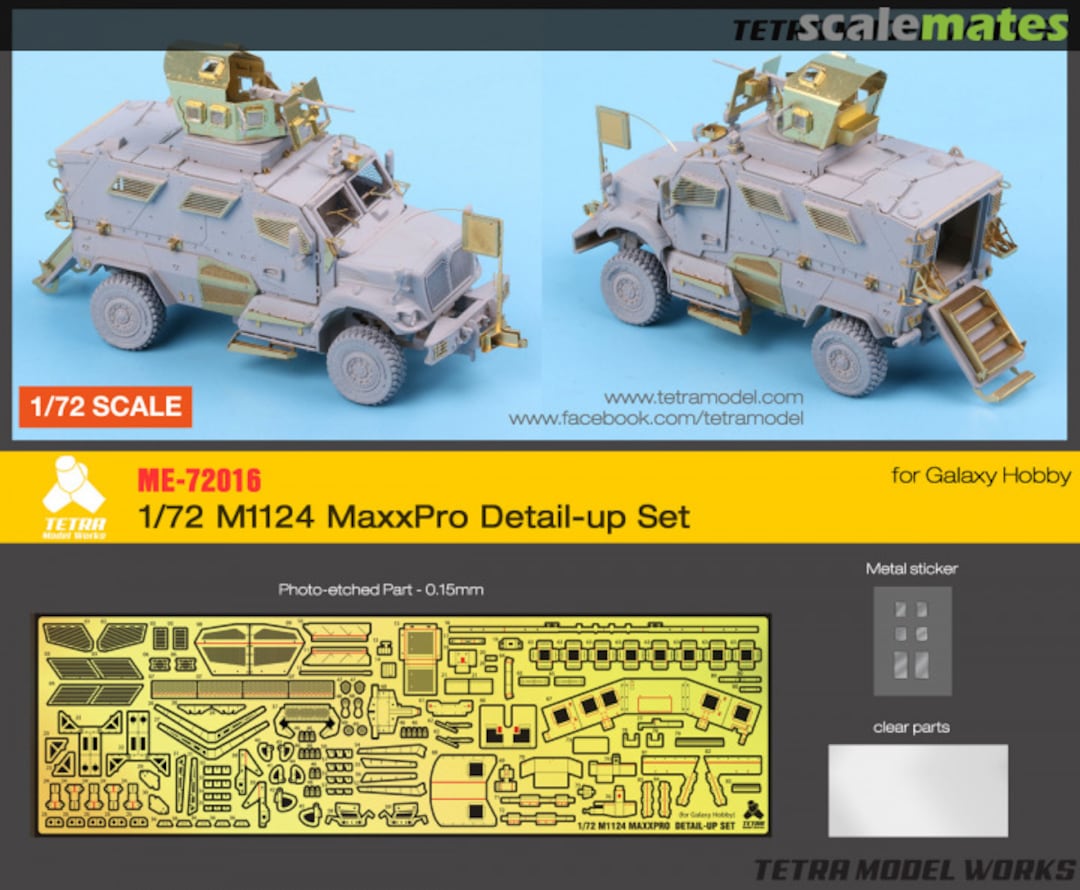 Boxart M1124 MaxxPro Detail-up Set ME-72016 Tetra Model Works Boxart M1124 MaxxPro Detail-up Set ME-72016 Tetra Model Works
