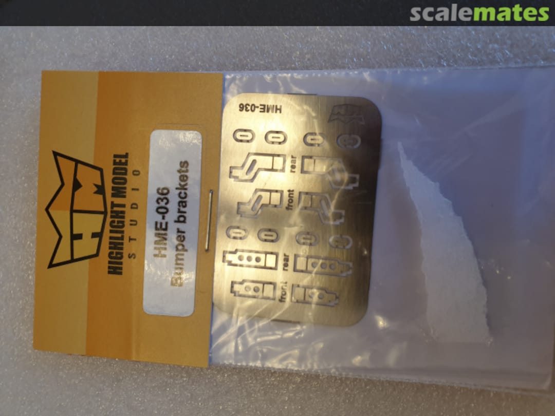 Boxart Bumper brackets HME-036 Highlight Model Studio Boxart Bumper brackets HME-036 Highlight Model Studio