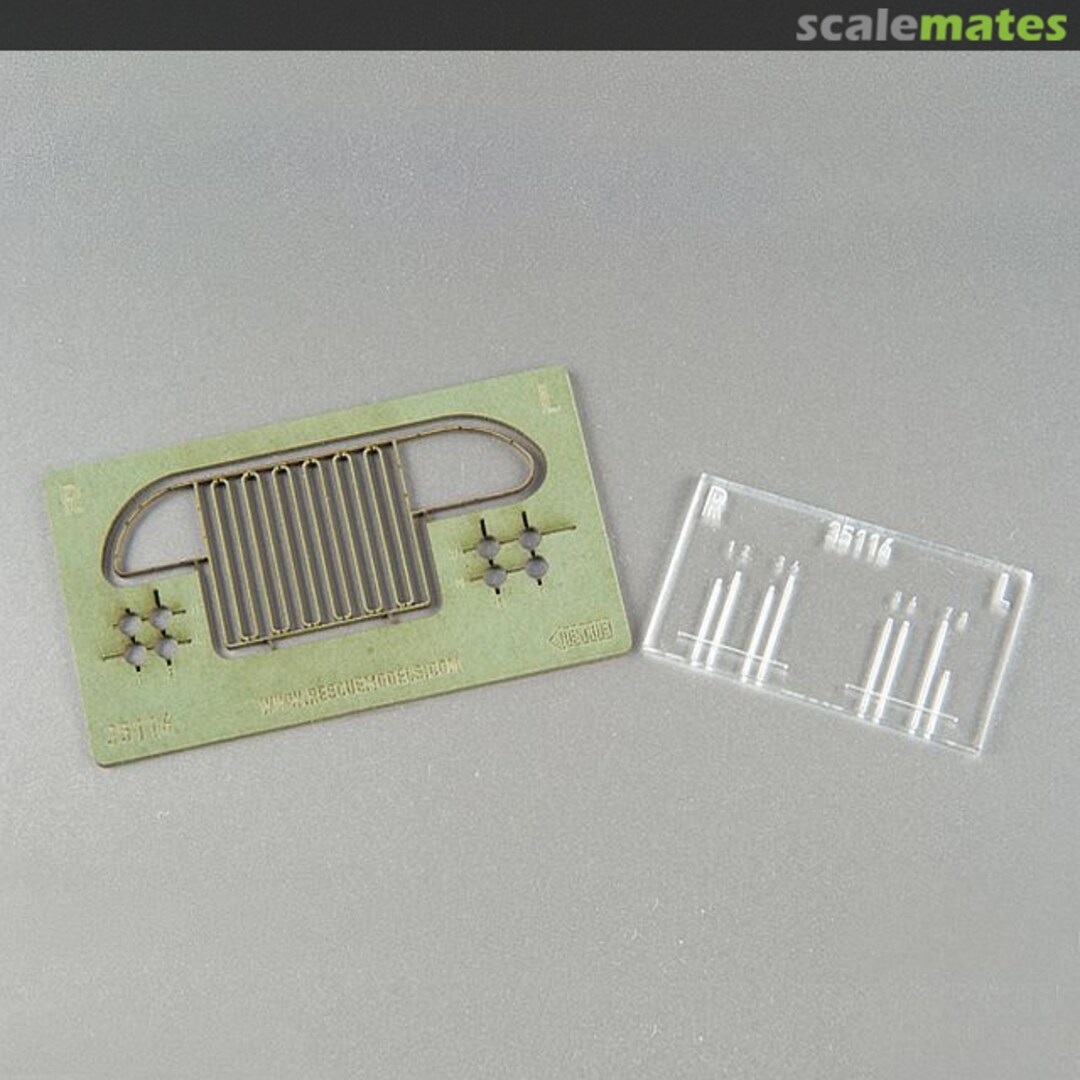 Boxart GMC CCKW 352/353 Asymmetrical Front Grill, Rounded 35116 Rescue Models Boxart GMC CCKW 352/353 Asymmetrical Front Grill, Rounded 35116 Rescue Models