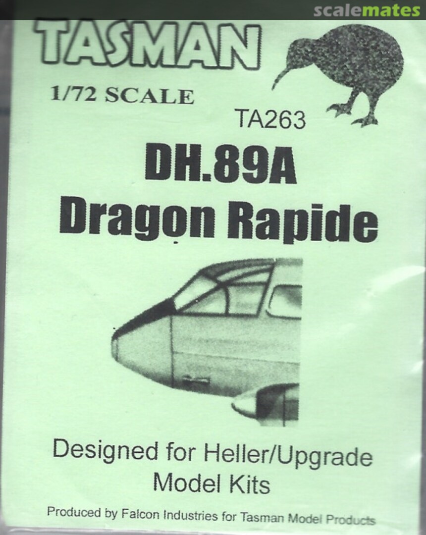 Boxart DH.89A Dragon Rapide TA263 Tasman Model Products Boxart DH.89A Dragon Rapide TA263 Tasman Model Products