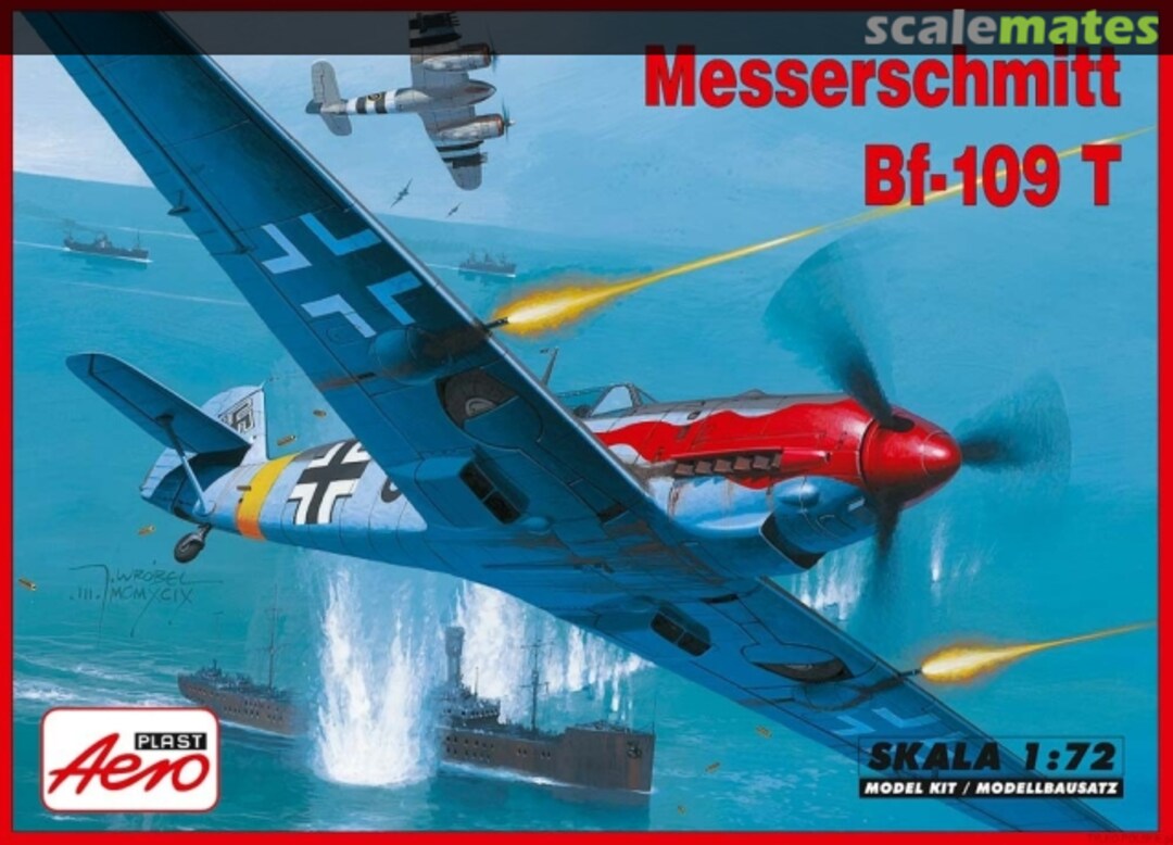 Boxart Messerschmitt Bf-109T 90019 Aeroplast Boxart Messerschmitt Bf-109T 90019 Aeroplast