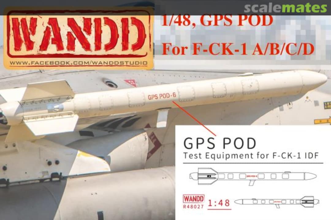 Boxart GPS POD for the F-CK-1A/B/C/D R48027 WandD Studio