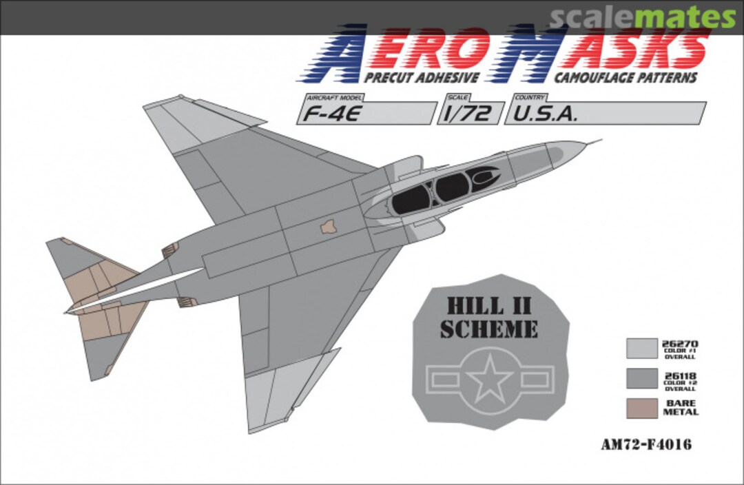 Boxart F-4E Hill II Scheme AM72-F416 AeroMasks Boxart F-4E Hill II Scheme AM72-F416 AeroMasks
