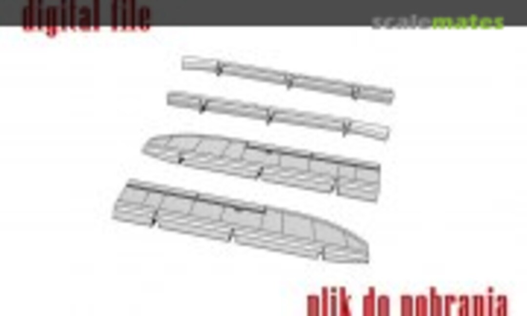 1:48 P-39/P-400 Wing's Ailerons (Arma Hobby 48014-3D) 48014-3D