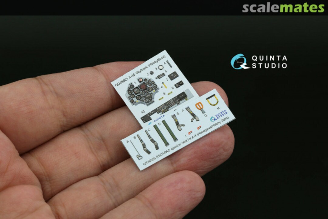 Contents A-4E Skyhawk interior 3D decals QD48621 Quinta Studio Contents A-4E Skyhawk interior 3D decals QD48621 Quinta Studio