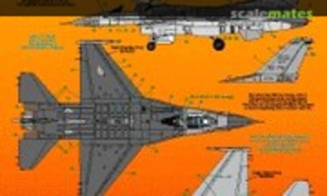 1:32 USAFE F-16C Spangdahlem (Astra Decals ASD-3203) ASD-3203