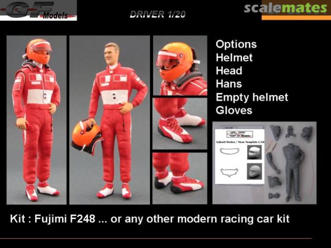 Boxart Driver 1/20 GF-20-001 GF Models Boxart Driver 1/20 GF-20-001 GF Models