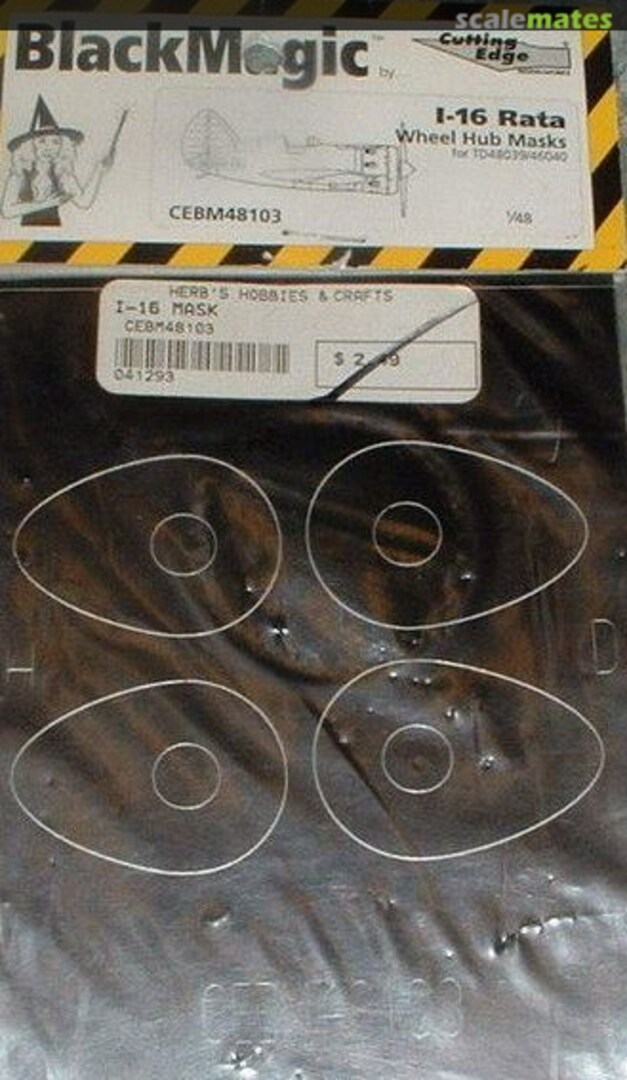 Boxart I-16 Wheel Hub Masks CEBM48103 Cutting Edge Modelworks Boxart I-16 Wheel Hub Masks CEBM48103 Cutting Edge Modelworks