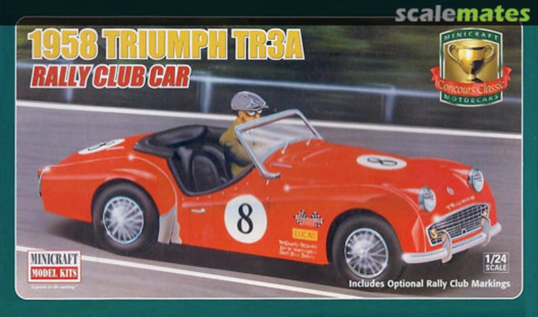 Boxart 1958 Triumph TR3A 11226 Minicraft Model Kits