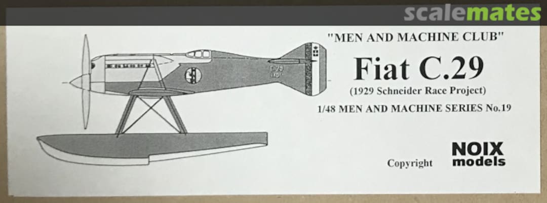 Boxart Fiat C.29 48-19 NOIX Models Boxart Fiat C.29 48-19 NOIX Models