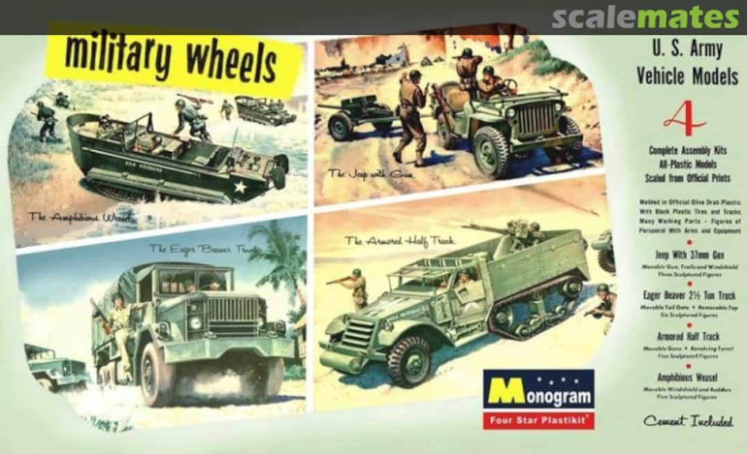 Boxart Military Wheels MGP-1 Monogram Boxart Military Wheels MGP-1 Monogram