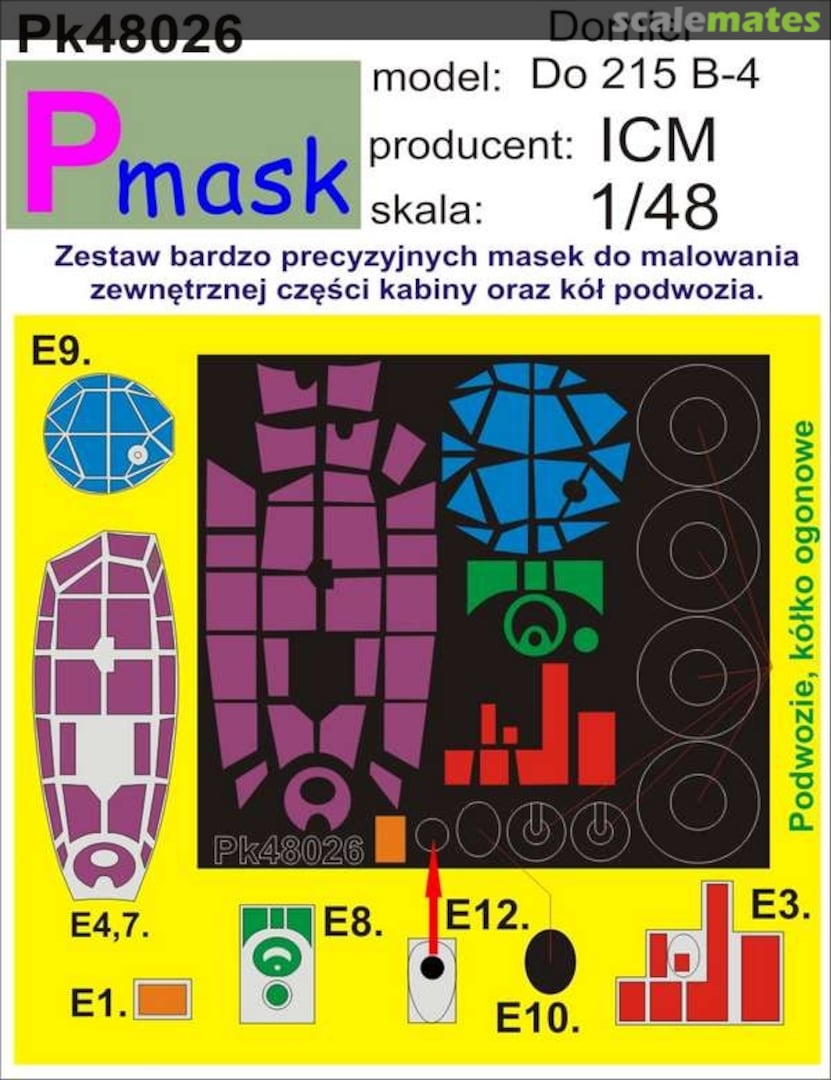 Boxart Dornier Do 215 B-4 PK48026 Pmask Boxart Dornier Do 215 B-4 PK48026 Pmask