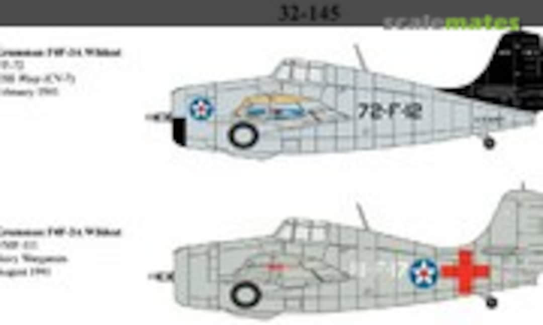 1:32 F4F-3A Wildcat VF-72 VMF-111 (CAM 32-145) 32-145