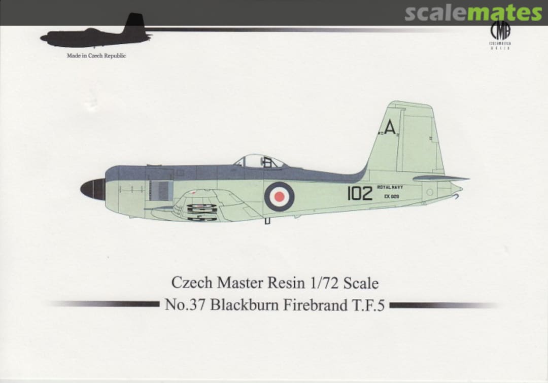 Boxart Blackburn Firebrand T.F.5 CMR72-037 CMR Boxart Blackburn Firebrand T.F.5 CMR72-037 CMR