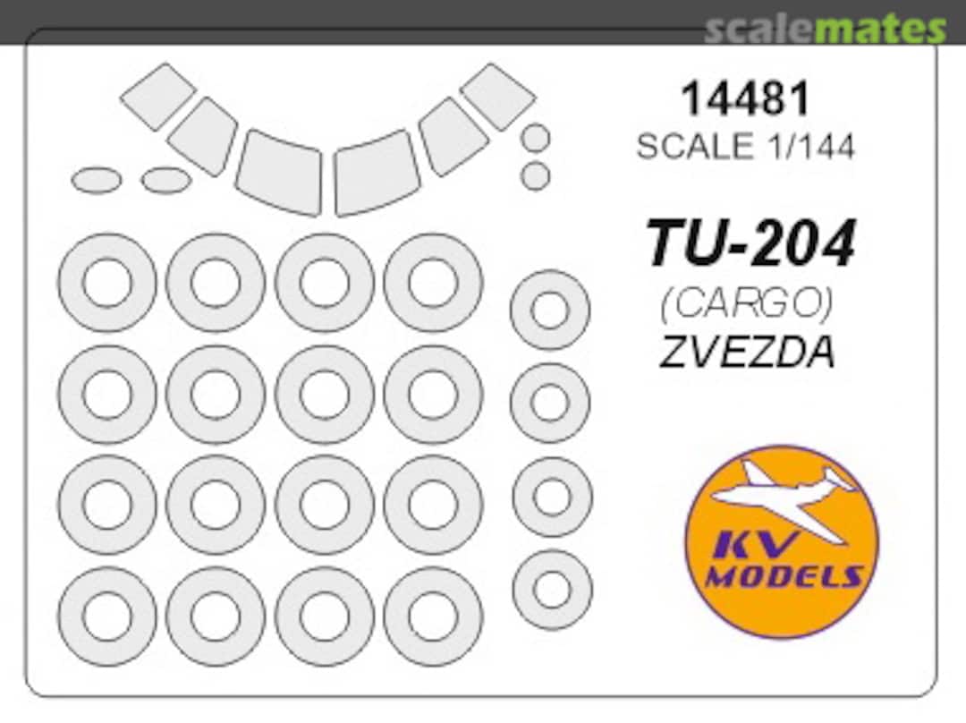 Boxart Tupolev Tu-204 CARGO 14481 KV Models Boxart Tupolev Tu-204 CARGO 14481 KV Models
