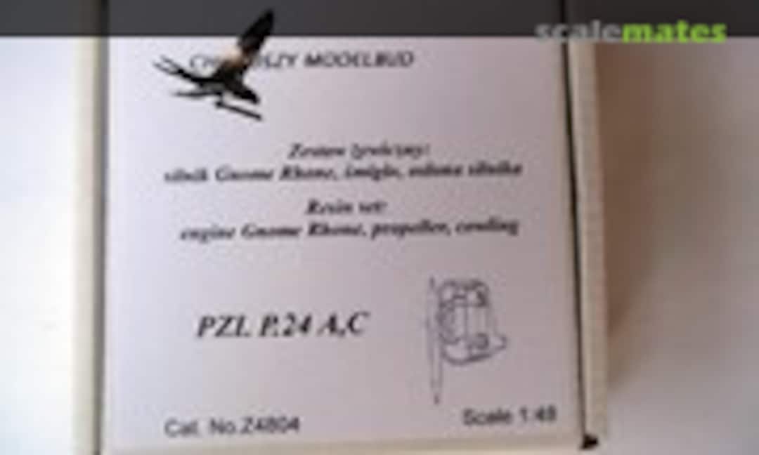 1:48 PZL P.24 A,C engine Gnome Rhone, propeller, cowling (Choroszy Modelbud Z4804) Z4804