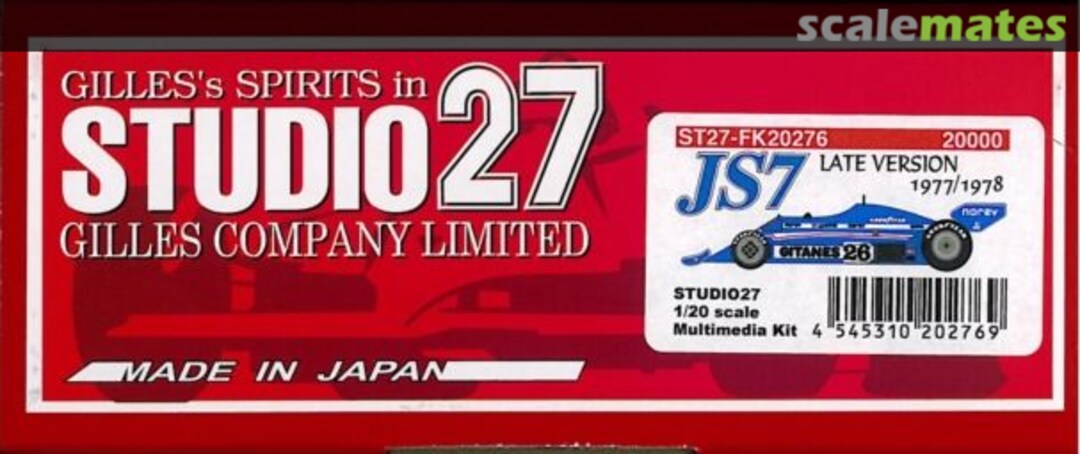 Boxart Ligier JS7 ST27-FK20276 Studio27 Boxart Ligier JS7 ST27-FK20276 Studio27