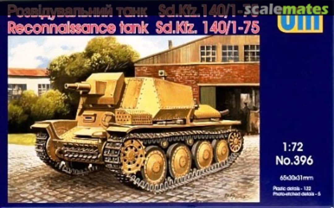 Boxart Sd.Kfz. 140/1-75 396 UM Boxart Sd.Kfz. 140/1-75 396 UM