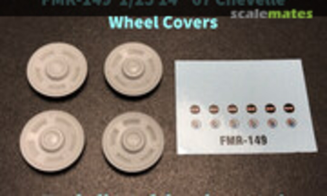 1:25 14" 1967 Chevelle Wheel Covers (Fireball Modelworks FMR-149) FMR-149