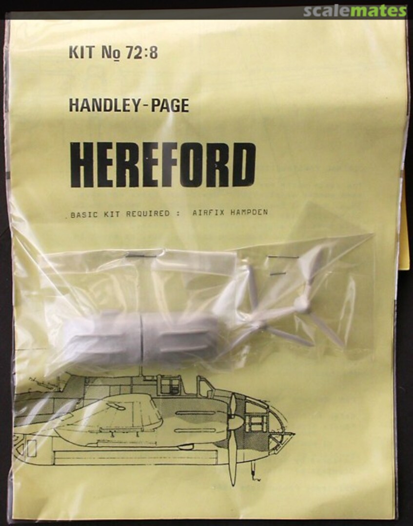 Boxart Handley Page Hereford 72:8 Maintrack Models Boxart Handley Page Hereford 72:8 Maintrack Models