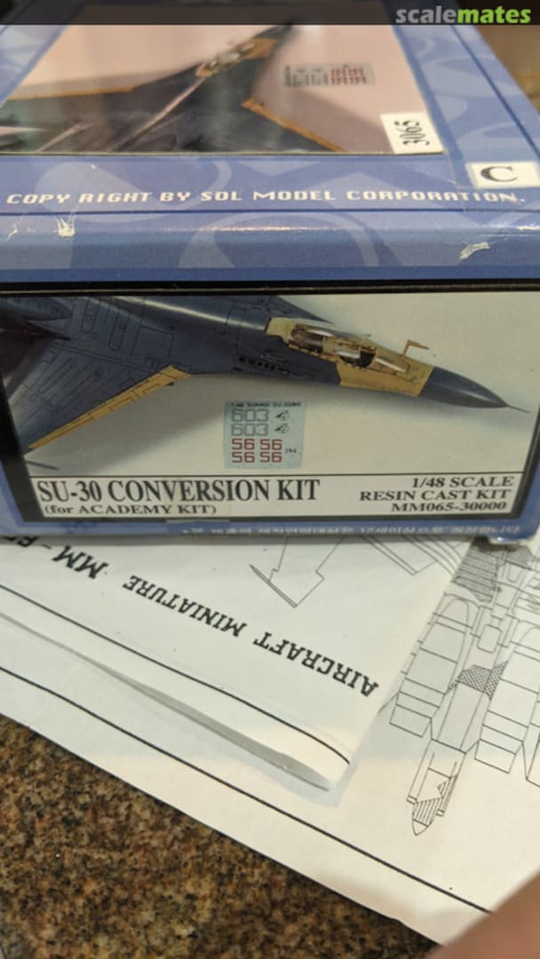 Boxart SU-30 Conversion Kit MM065-30000 SOL Boxart SU-30 Conversion Kit MM065-30000 SOL