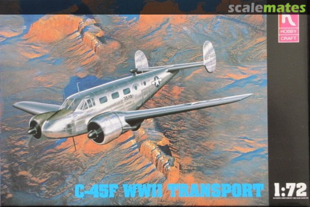 Boxart C-45F WWII Transport HC1355 Hobbycraft Boxart C-45F WWII Transport HC1355 Hobbycraft