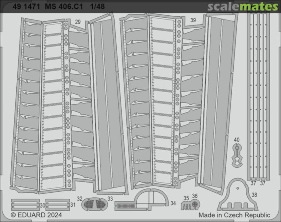Boxart MS 406.C1 detail set 491471 Eduard Boxart MS 406.C1 detail set 491471 Eduard