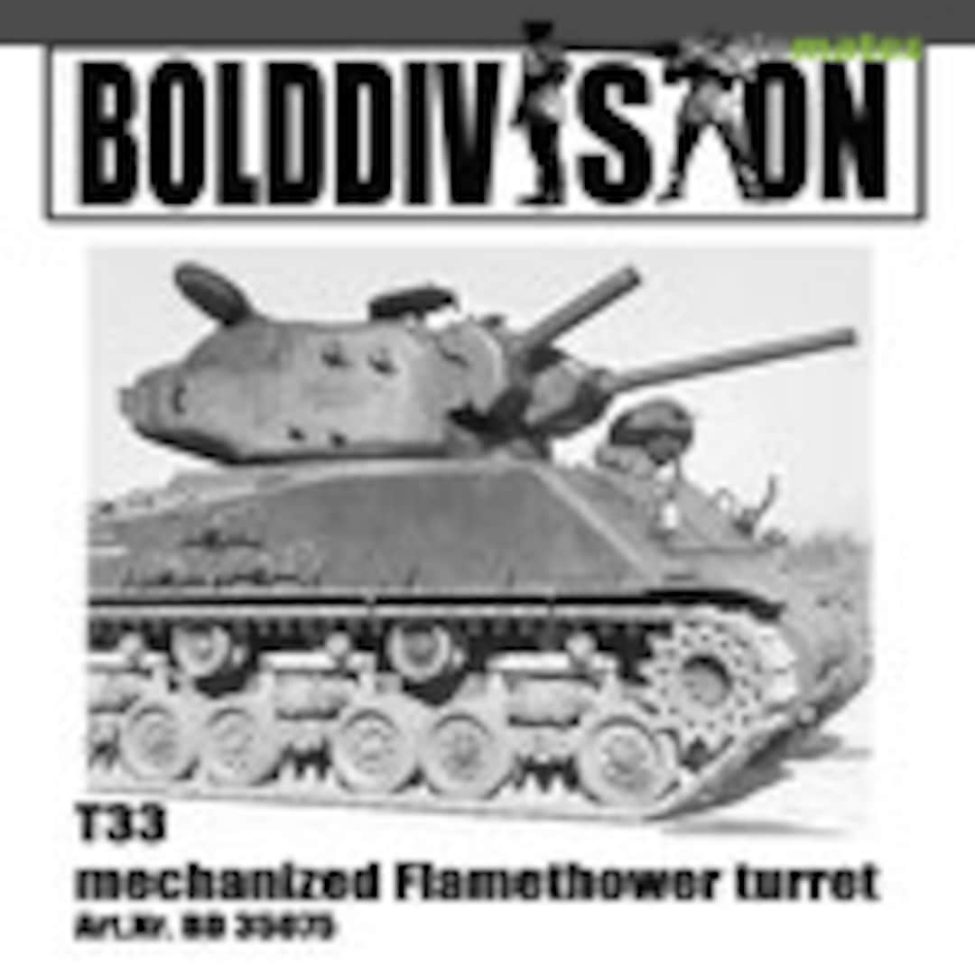 Boxart Sherman T33 flamethrower turret 35075 Bolddivision Boxart Sherman T33 flamethrower turret 35075 Bolddivision