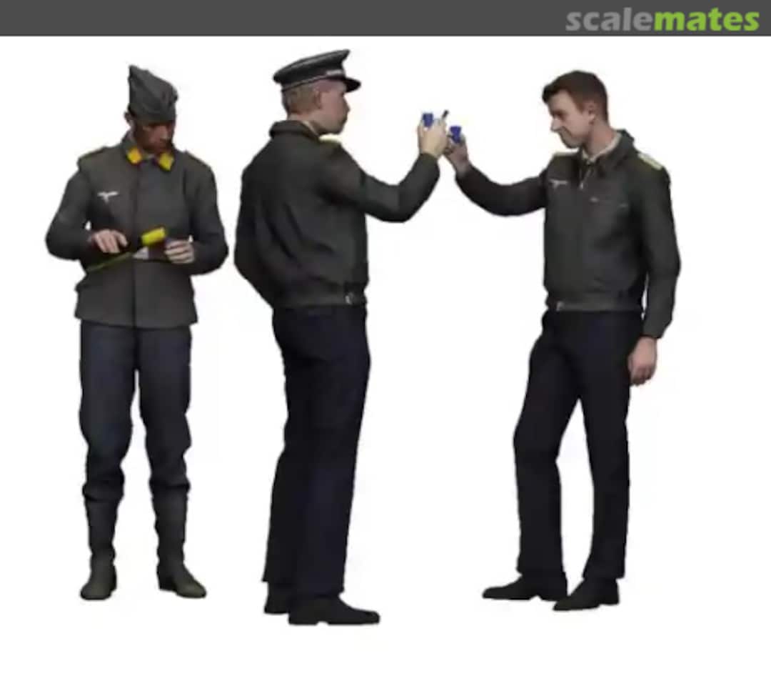 Boxart Luftwaffe Pilots Toasting 50603-076 Modelu Boxart Luftwaffe Pilots Toasting 50603-076 Modelu