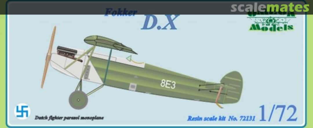 Boxart Fokker D.X 72131 Omega Models Boxart Fokker D.X 72131 Omega Models