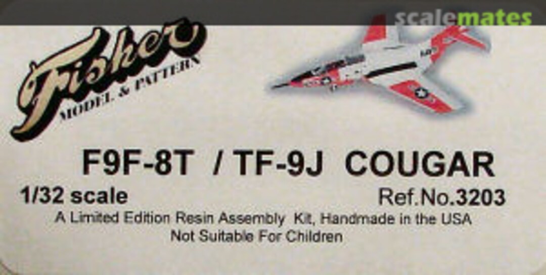 Boxart F9F-8T / TF-9J Cougar 3203 Fisher Model & Pattern Boxart F9F-8T / TF-9J Cougar 3203 Fisher Model & Pattern