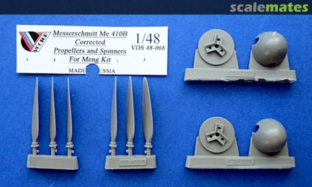 Boxart Messerschmitt Me410B corrected propellers and spinners VDS48-068 Vector