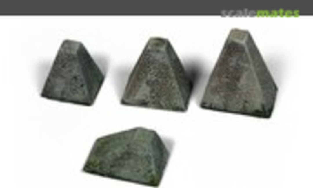 1:35 Höckerhindernis Typ 38 (Add On parts 35-0034) 35-0034