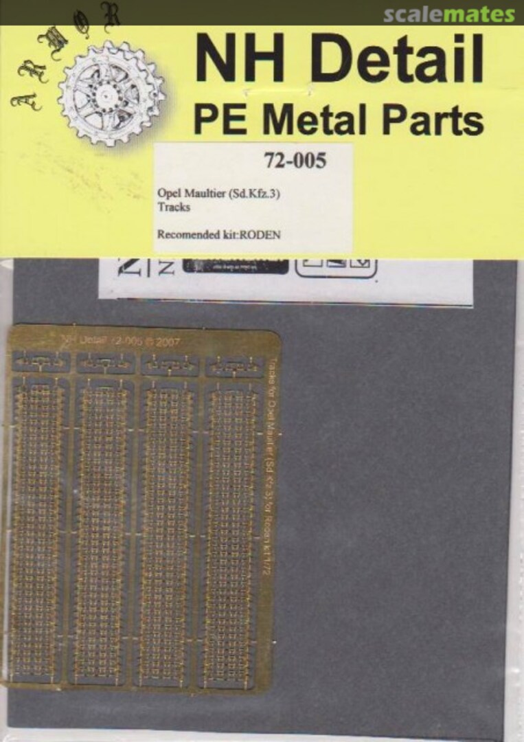 Boxart Opel Maultier (Sd.Kfz.3) Tracks 72-005 NH Detail Boxart Opel Maultier (Sd.Kfz.3) Tracks 72-005 NH Detail