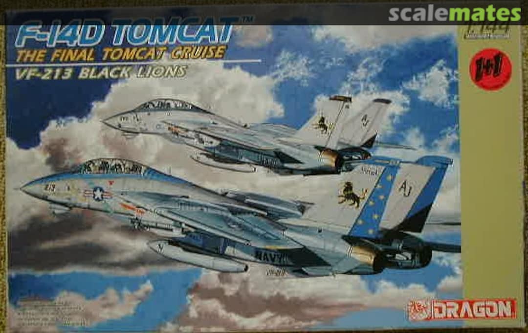 Boxart F-14D Tomcat The Final Tomcat Cruise VF-213 Black Lions 4593 Dragon Boxart F-14D Tomcat The Final Tomcat Cruise VF-213 Black Lions 4593 Dragon