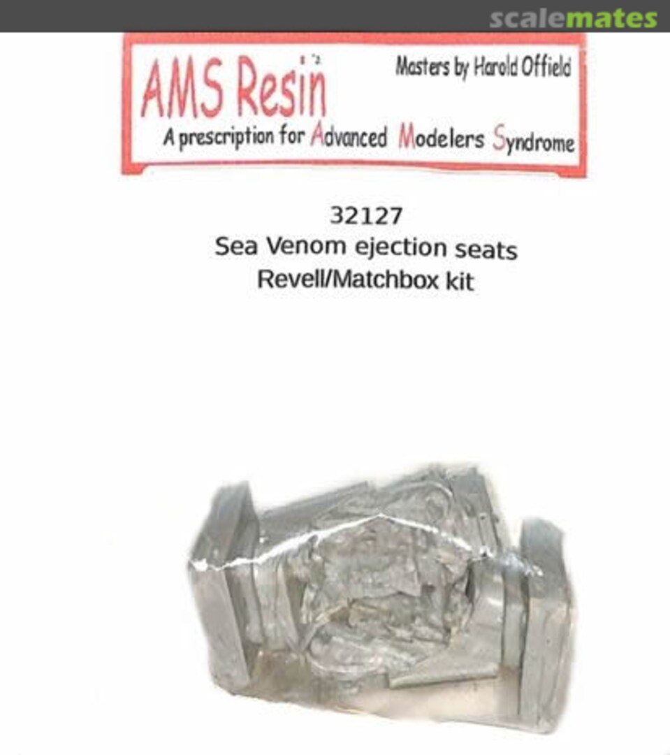 Boxart De Havilland Sea Venom Ejection Seats (2) 32127 AMS Resin Boxart De Havilland Sea Venom Ejection Seats (2) 32127 AMS Resin