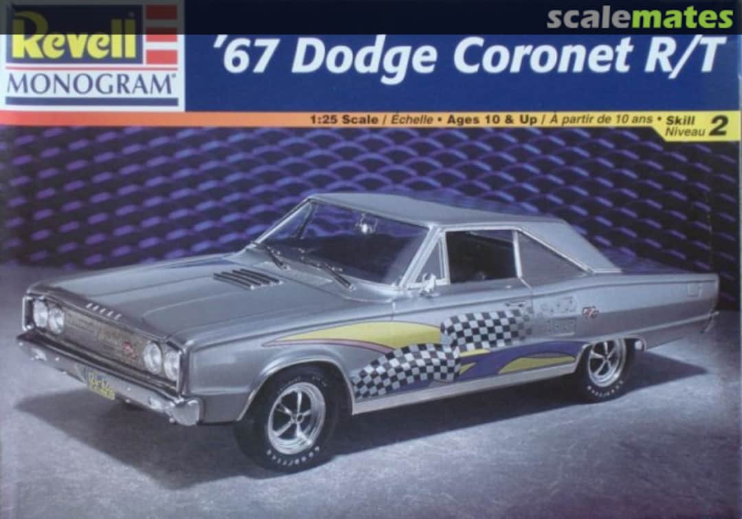 Boxart 1967 Dodge Coronet R/T 85-7629 Revell Monogram Boxart 1967 Dodge Coronet R/T 85-7629 Revell Monogram