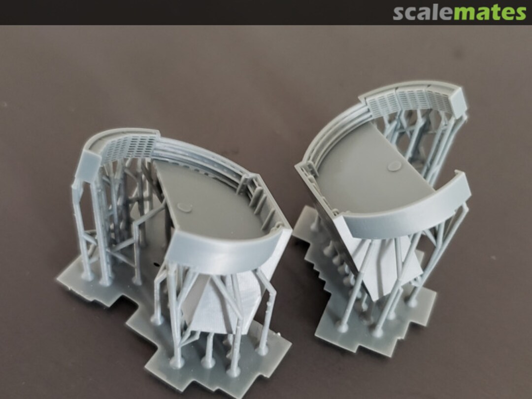 Boxart Fletcher-class Destroyer Midships Quadruple-gun Bofors Tubs with Clipping Rooms 192-Fletch Bofors midship Model Monkey Boxart Fletcher-class Destroyer Midships Quadruple-gun Bofors Tubs with Clipping Rooms 192-Fletch Bofors midship Model Monkey