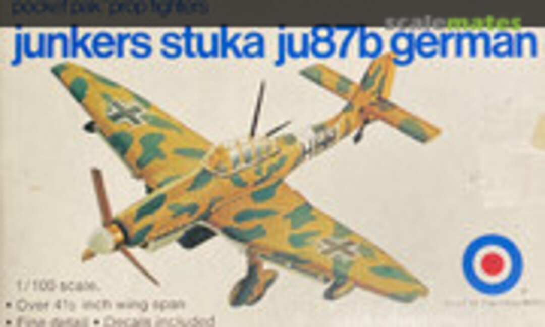 1:110 Junkers Stuka Ju 87B German (Entex Industries 8460J)