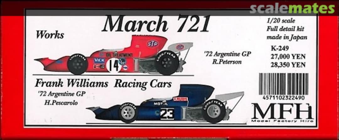 Boxart March 721 K-249 Model Factory Hiro Boxart March 721 K-249 Model Factory Hiro