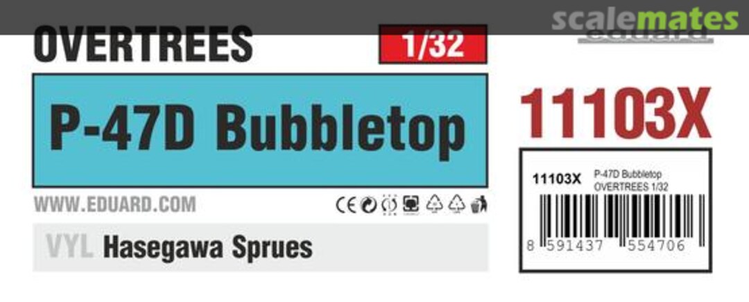 Boxart P-47D Bubbletop 11103x Eduard Boxart P-47D Bubbletop 11103x Eduard