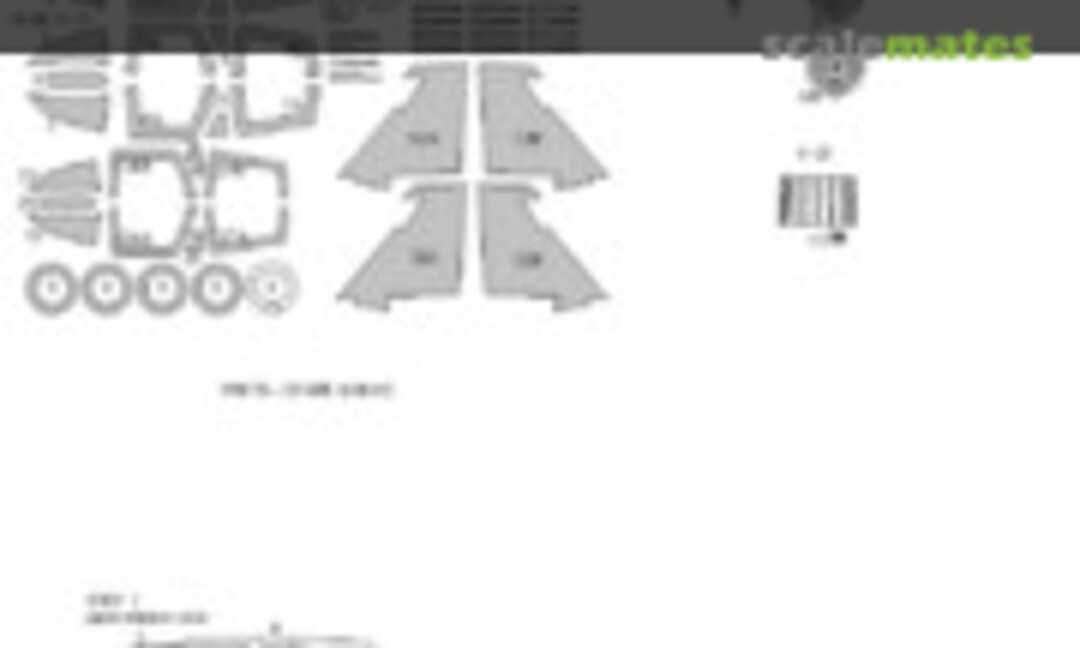 1:72 F-4EJ Phantom II ADVANCED kabuki masks (New Ware NWAM1021) NWAM1021