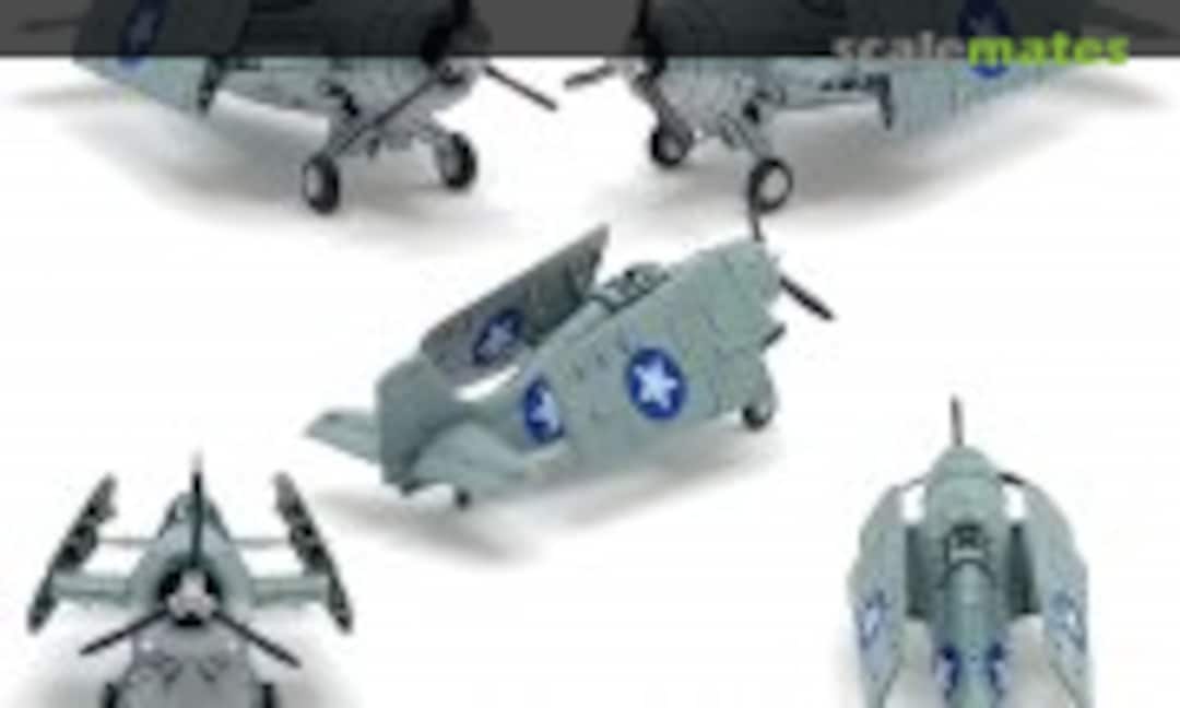 1:350 F4F-4 "Wild Cat" carrier-borne fighter (YZM Model YZ-013B) YZ-013B