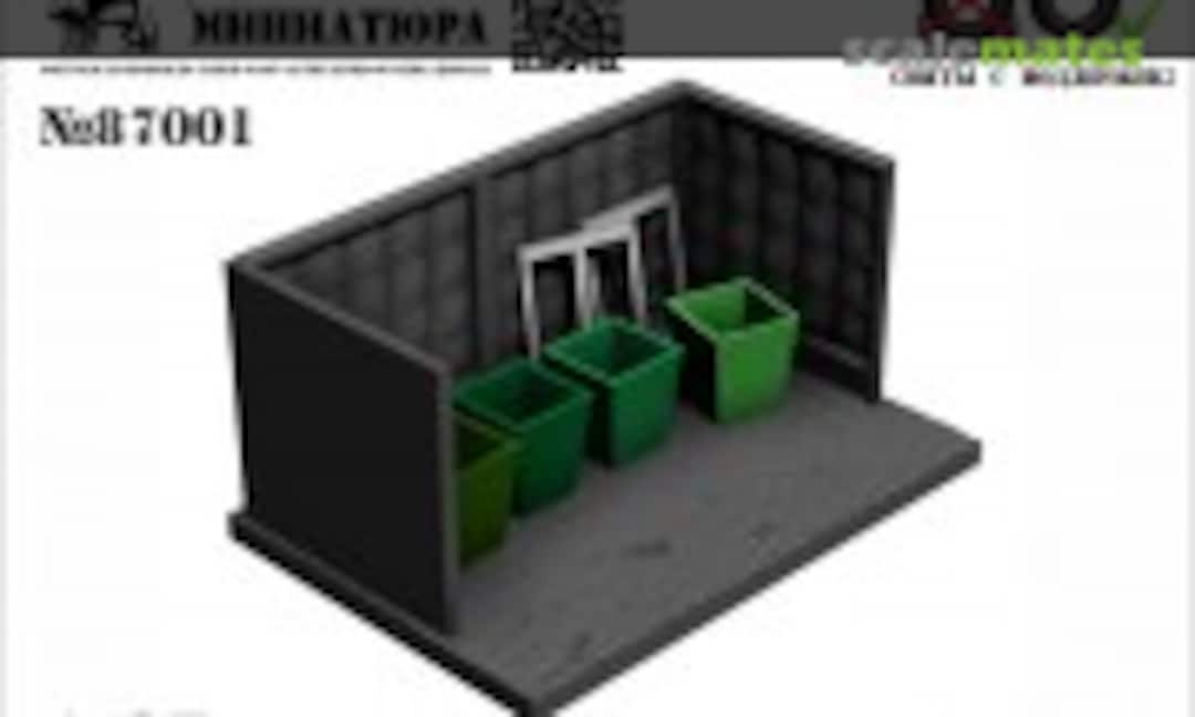 1:87 Garbage Collection Area (option 1) (Military Miniature 87001) 87001