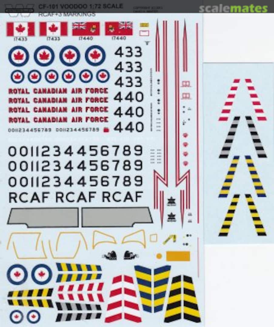 Contents CF-101 Voodoo WVD 72 008 Canuck Model Products Contents CF-101 Voodoo WVD 72 008 Canuck Model Products