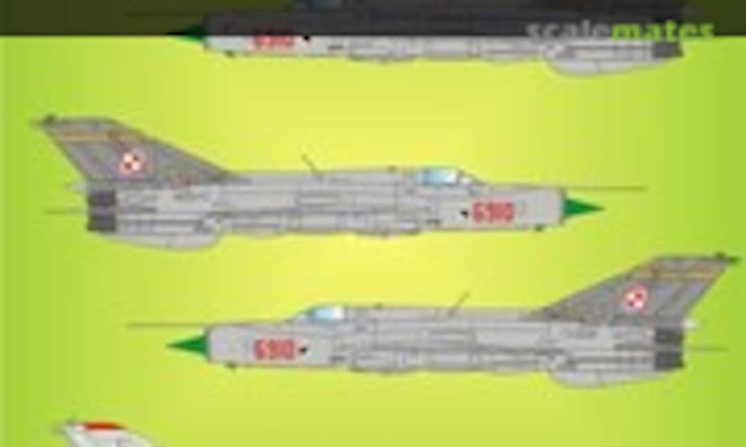 1:72 MiG-21PF/PFM in Polish service vol.1 (ModelMaker D72012) D72012
