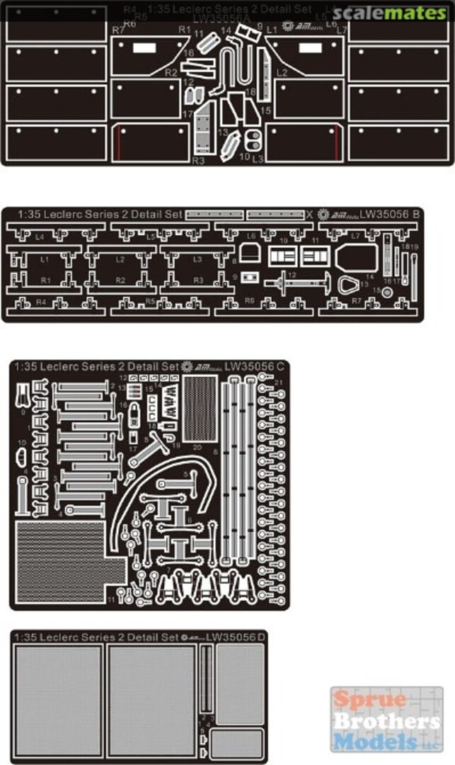 Boxart LeClerc Series 2 Tank Detail Set LW35056 Alliance Model Works Boxart LeClerc Series 2 Tank Detail Set LW35056 Alliance Model Works