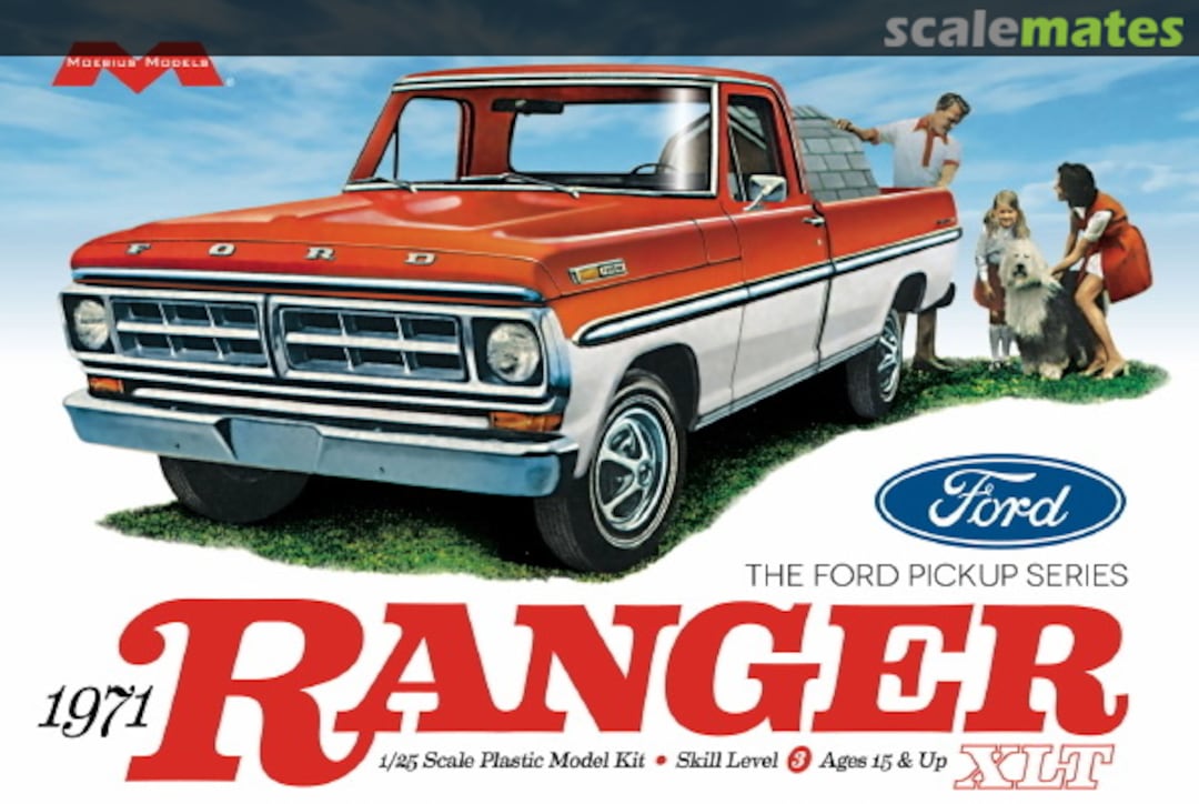 Boxart 1971 Ford Ranger XLT 1208 Moebius Models Boxart 1971 Ford Ranger XLT 1208 Moebius Models
