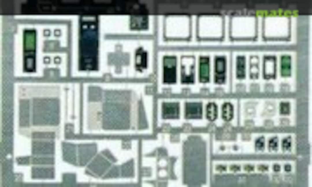 1:35 AH-64D Apache dashboard (Eduard 33011) 33011